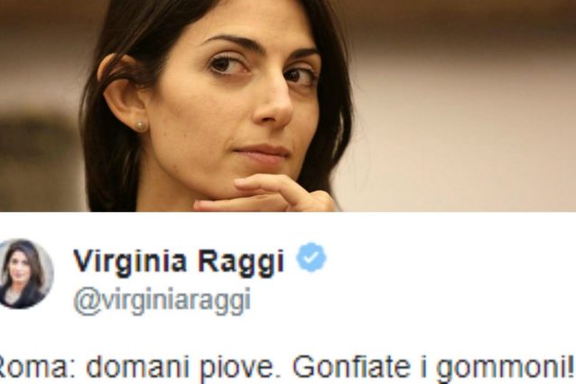 Quando la sindaca Raggi prendeva in giro Marino: "Domani piove, gonfiate i gommoni"