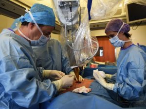 Un’operazione chirurgica – foto di repertorio