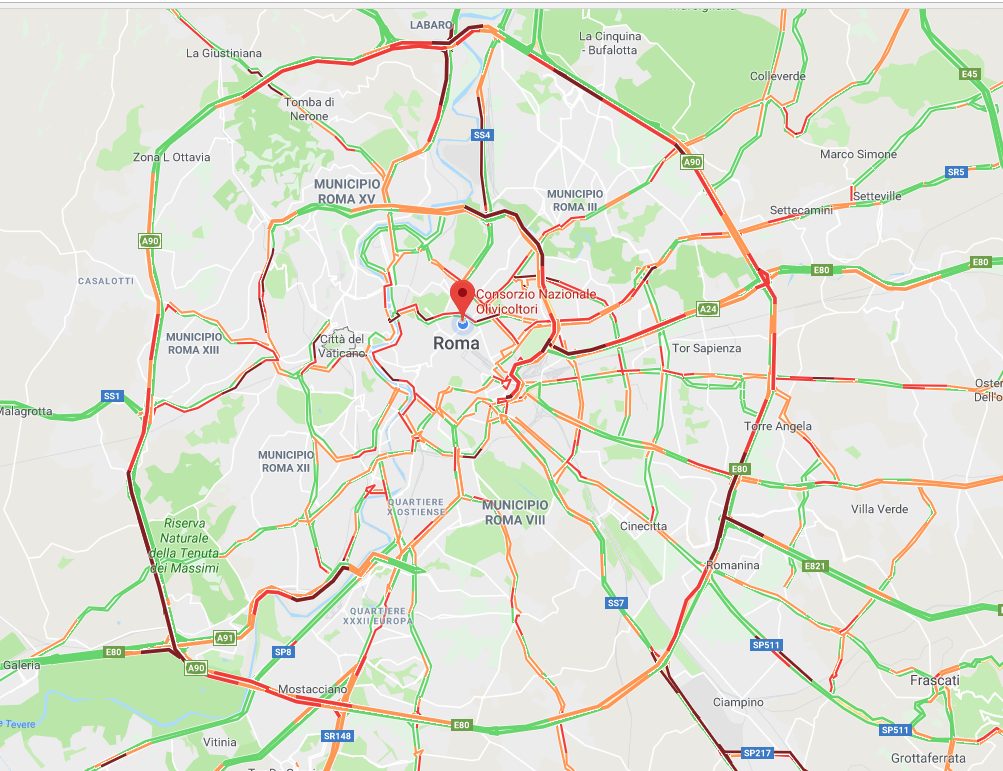 Foto Google Maps, schermata delle ore 10