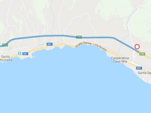 Il tratto di autostrada chiuso – CCISS