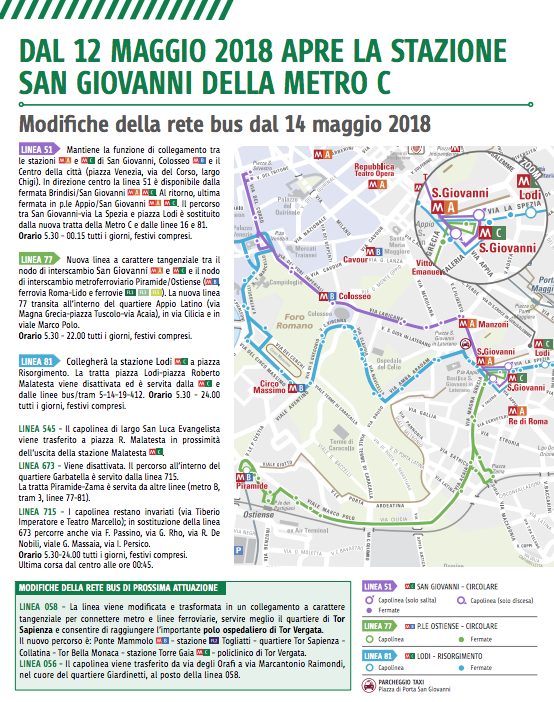 Roma Metro C a San Giovanni, oggi apre la nuova tratta