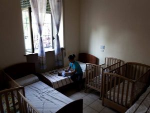 sezione nido carcere Rebibbia a Roma