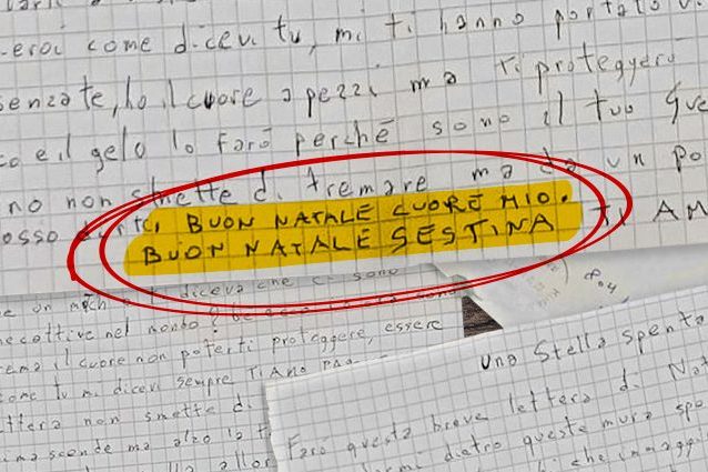 Caso Arcuri, le lettere dal carcere di Andrea accusato di omicidio: “Buon Natale Sestina ti amo”
