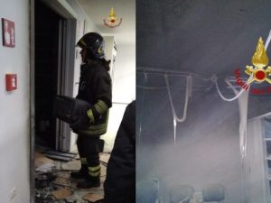 Roma, incendio alla sede Inps: evacuati 250 dipendenti, due intossicati