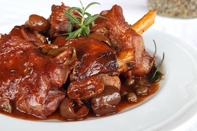 agnello in umido