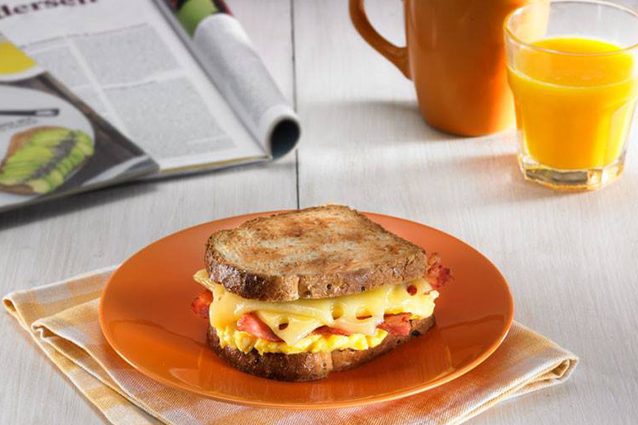 Toast con Leerdammer special toast.