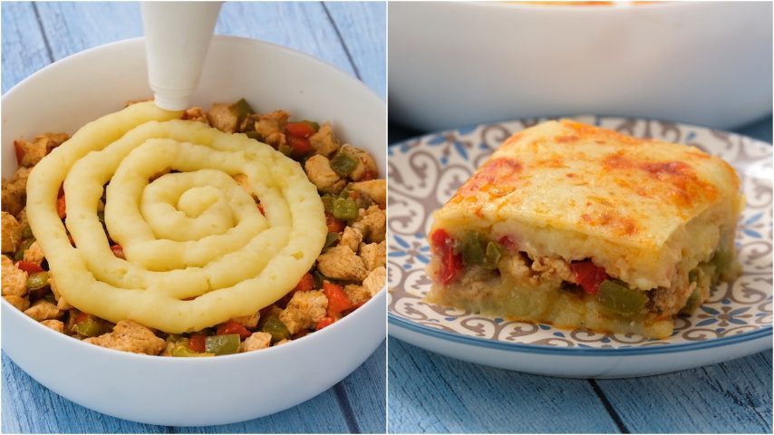 Pasticcio di pollo e patate: la ricetta del pasticcio ricco e saporito