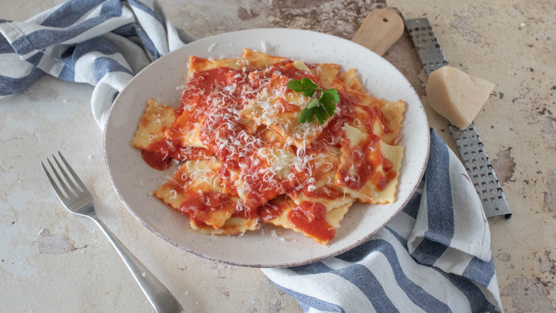 ravioli di ricotta sardi campidanesi