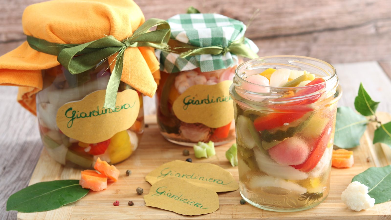 Giardiniera la ricetta del tipico antipasto piemontese sott'aceto