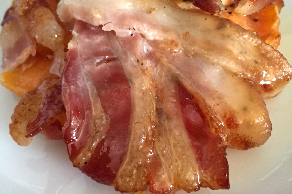 bacon cheddar tart