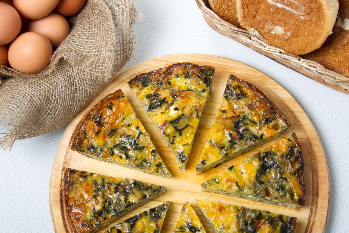 spinach quiche