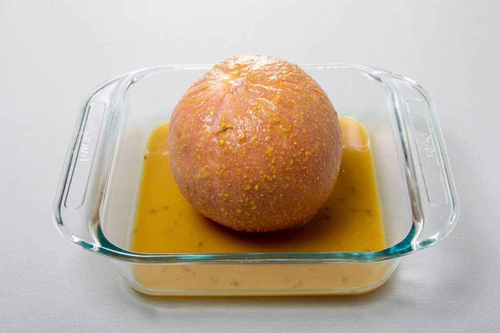 Honey glazed ham