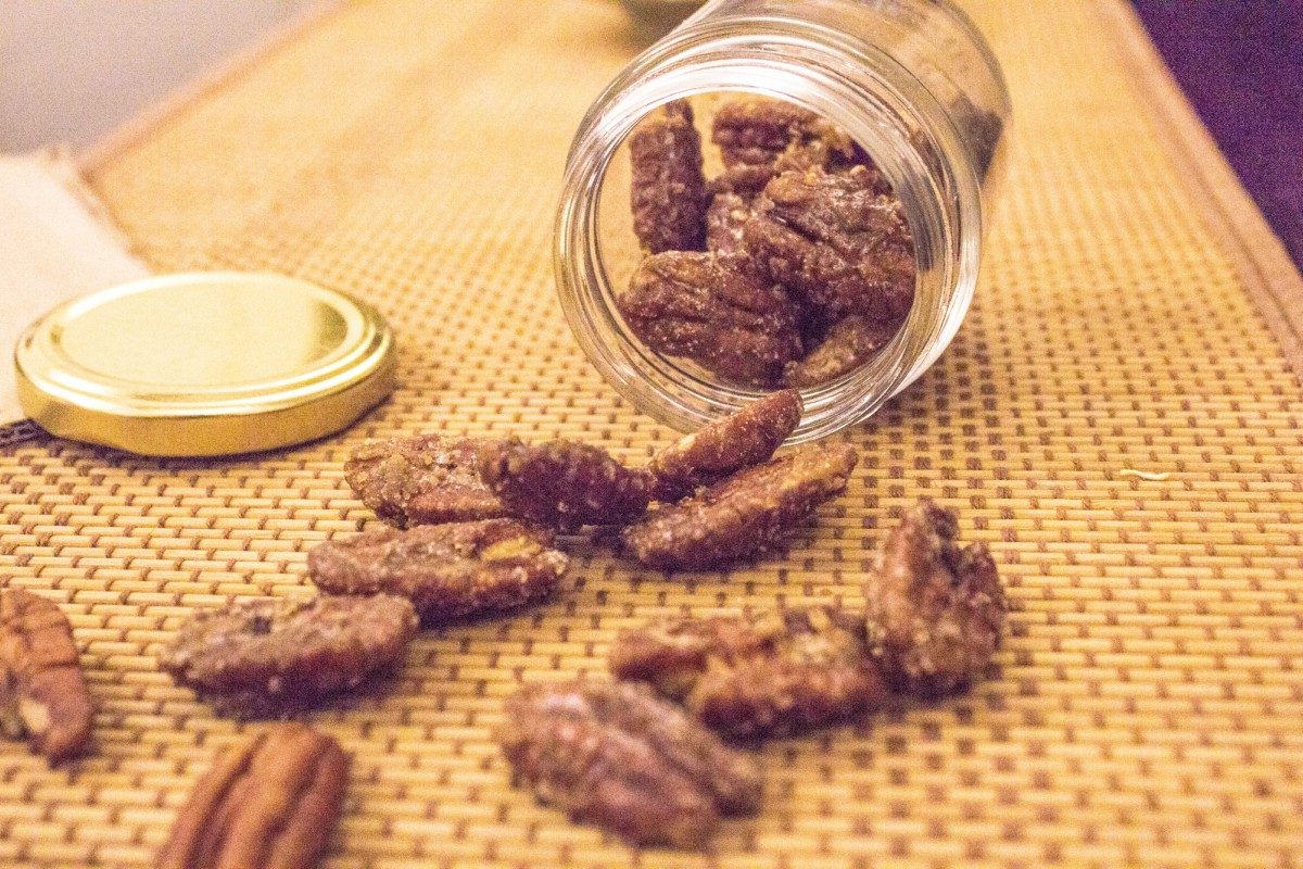 Sugar coated pecans