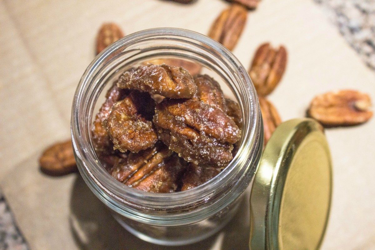 Sugar coated pecans