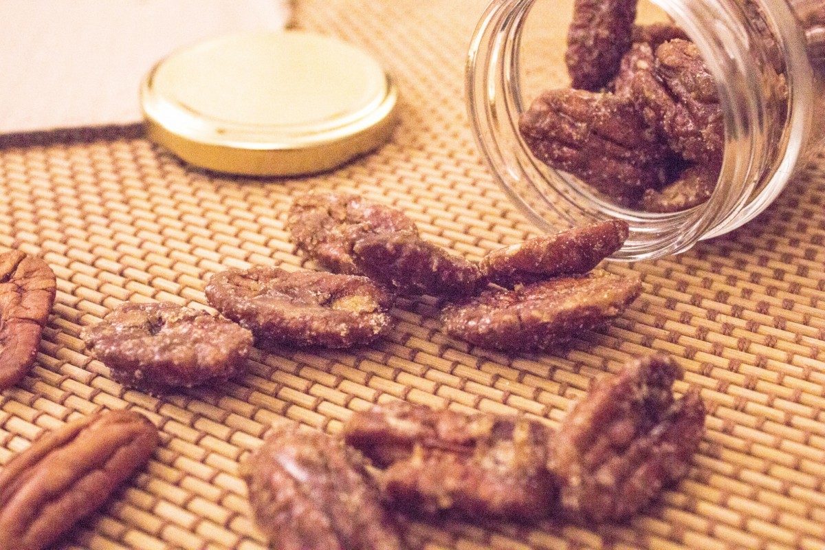 Sugar coated pecans