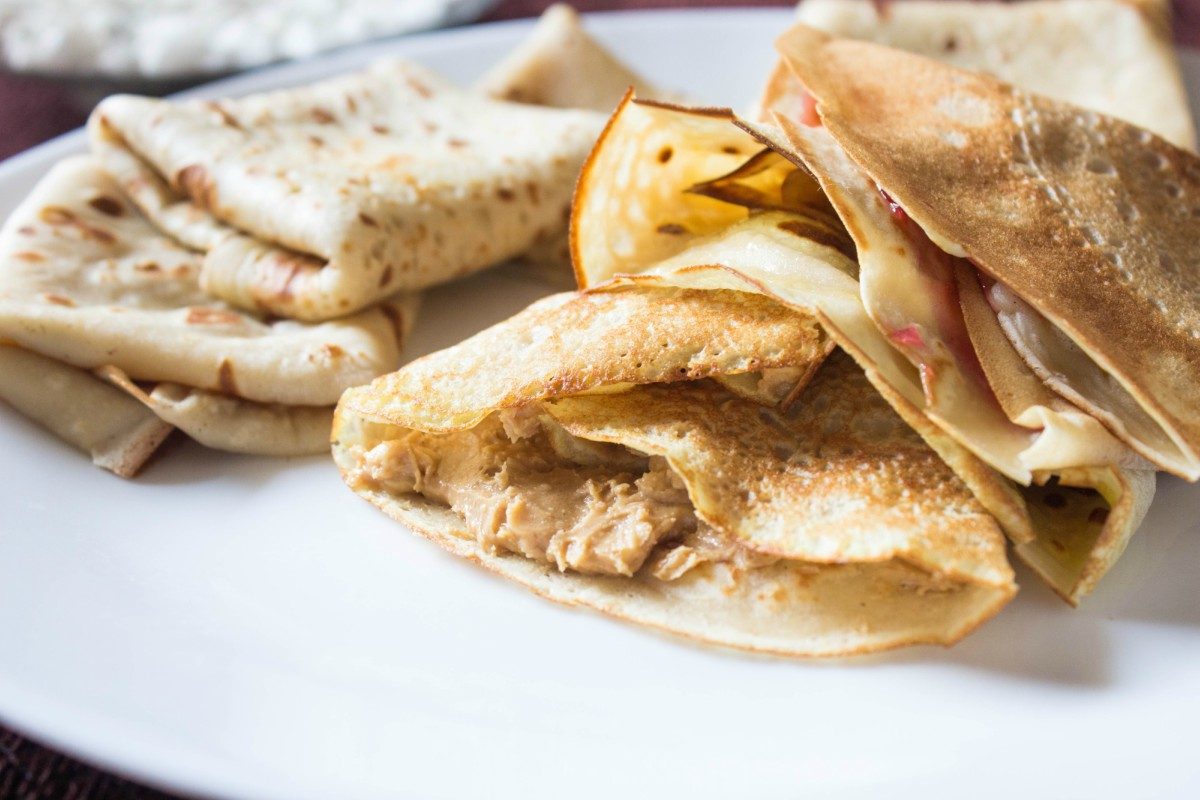 Vanilla crepes