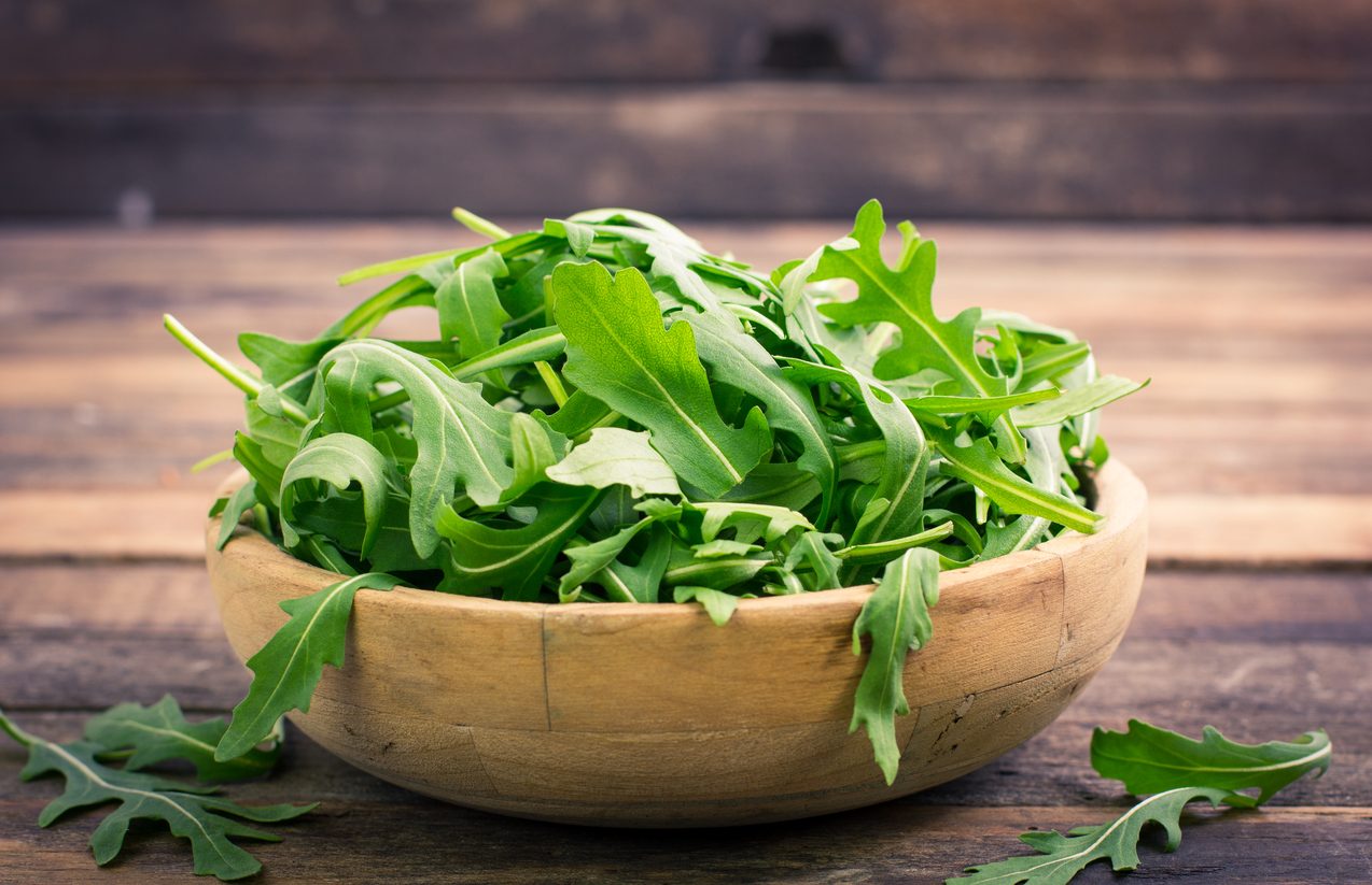 Arugula, an herb rich in healthy characteristics