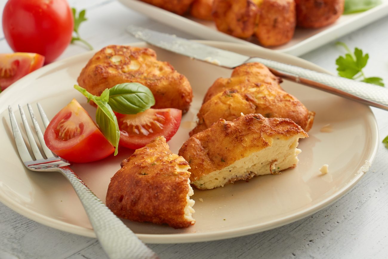 Parmigiano, Herb and Ricotta Fritters