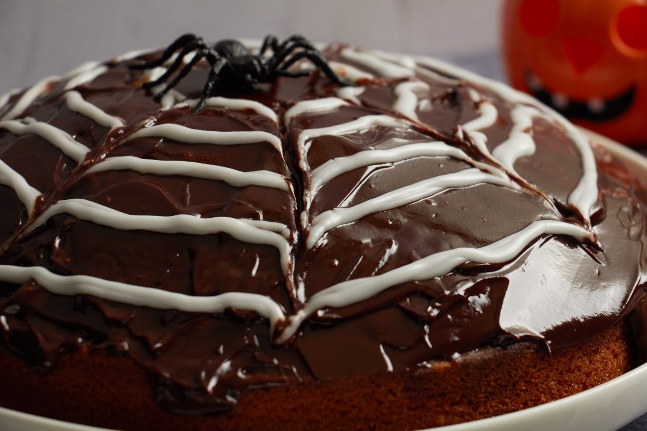 Halloween Zebra Cake the marbled vanilla and chocolate cake recipe