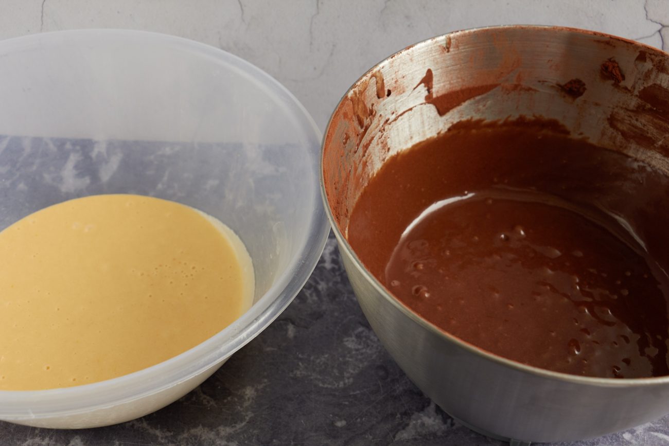 Halloween Zebra Cake the marbled vanilla and chocolate cake recipe