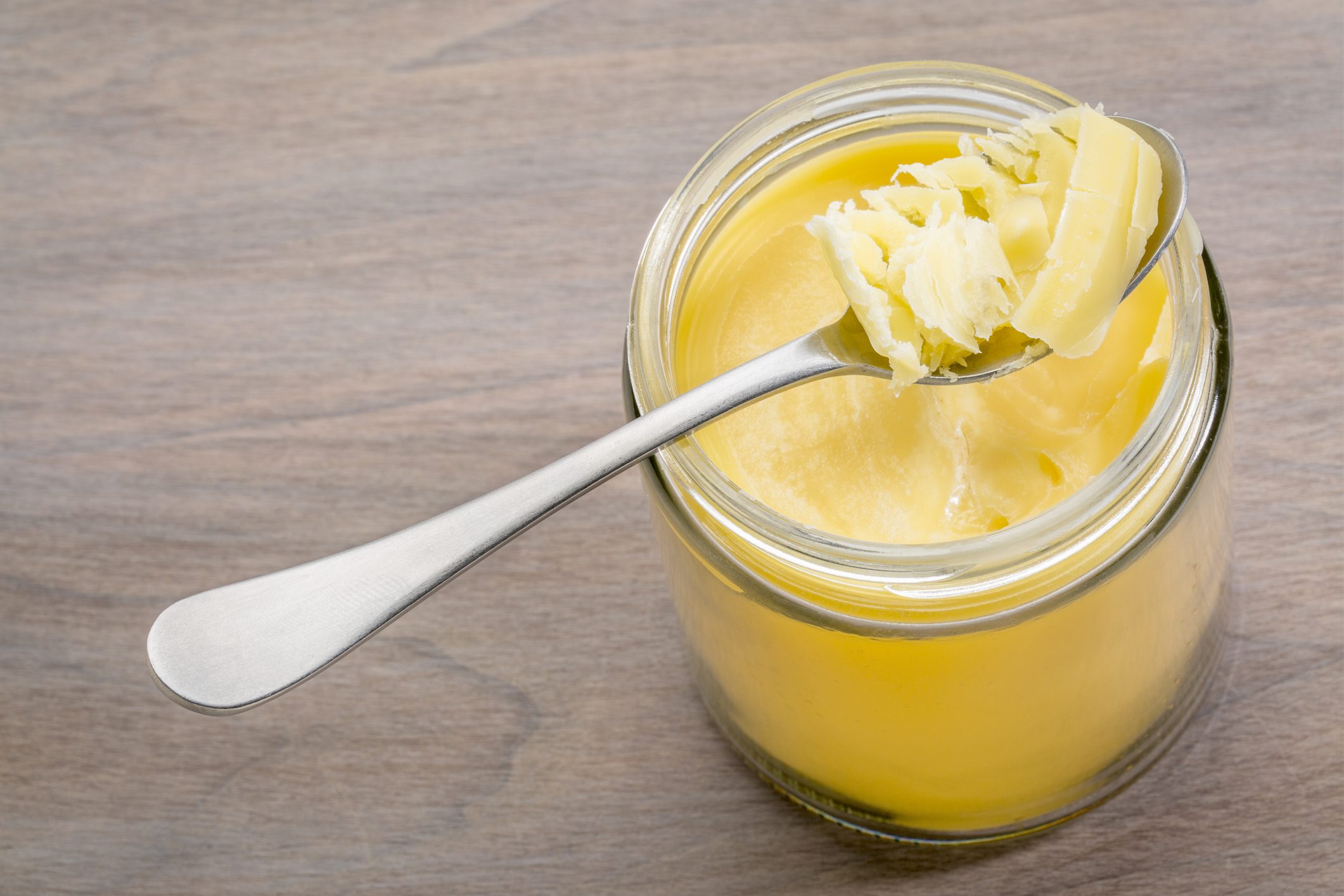 making ghee from butter