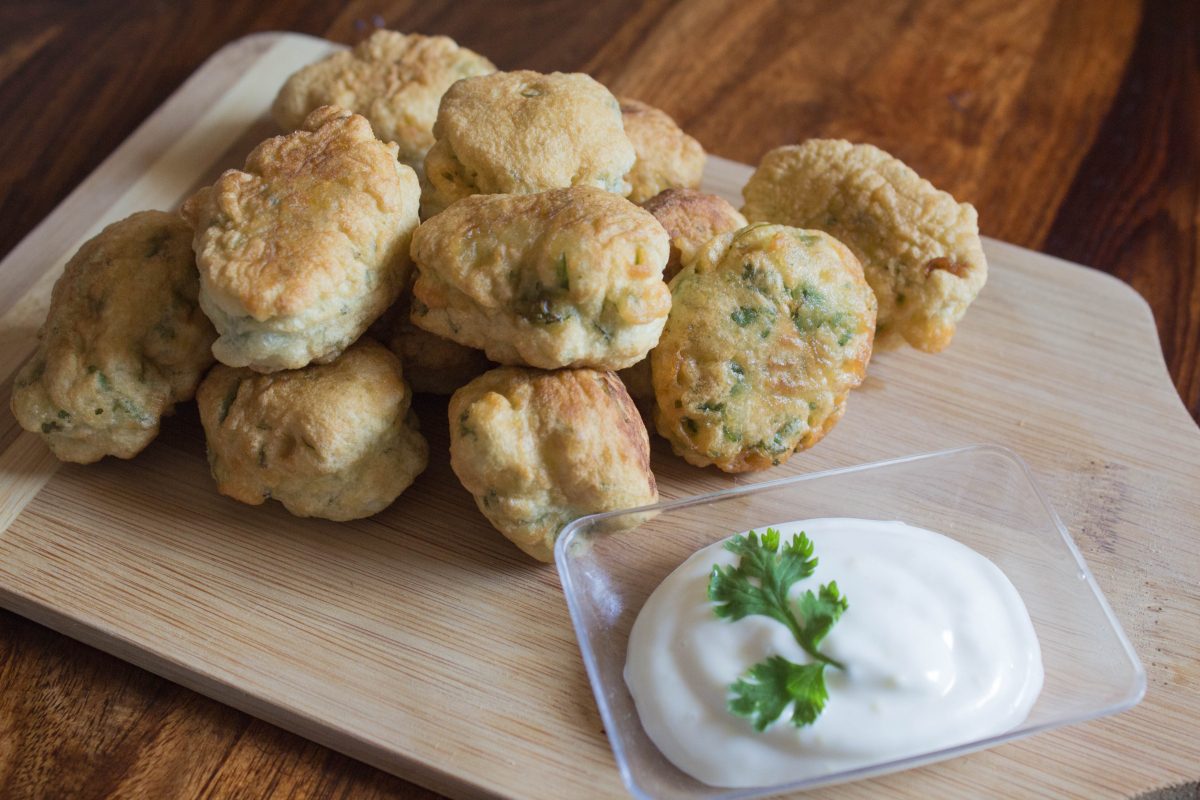 Herb fritters These are the most flavorful fritters you will ever eat