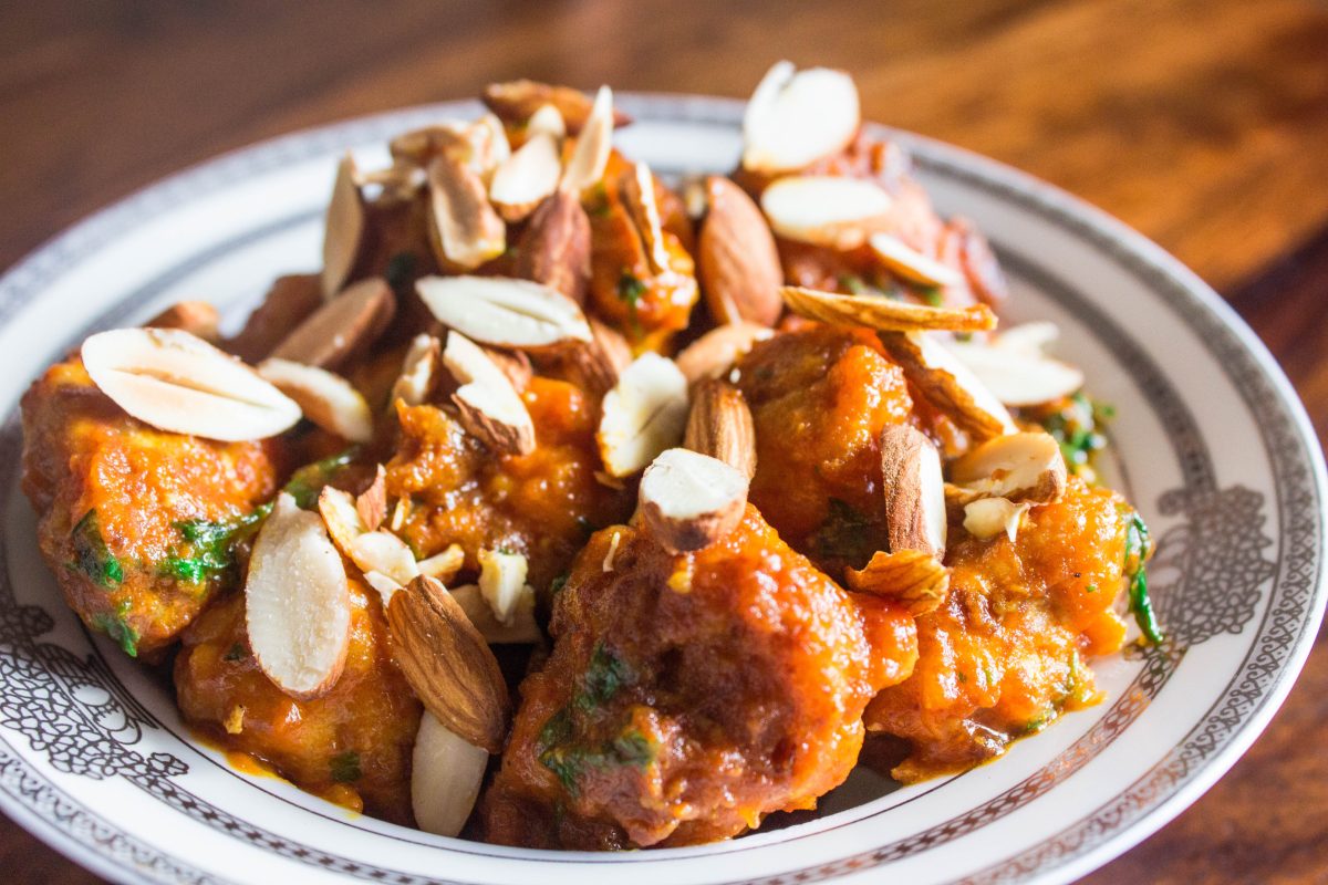 Moroccan Chicken Meatballs the delicious Moroccan recipe