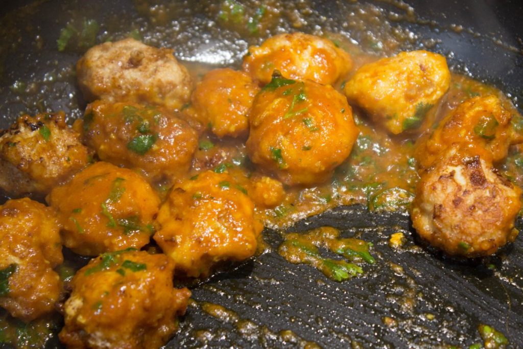 Moroccan Chicken Meatballs the delicious Moroccan recipe