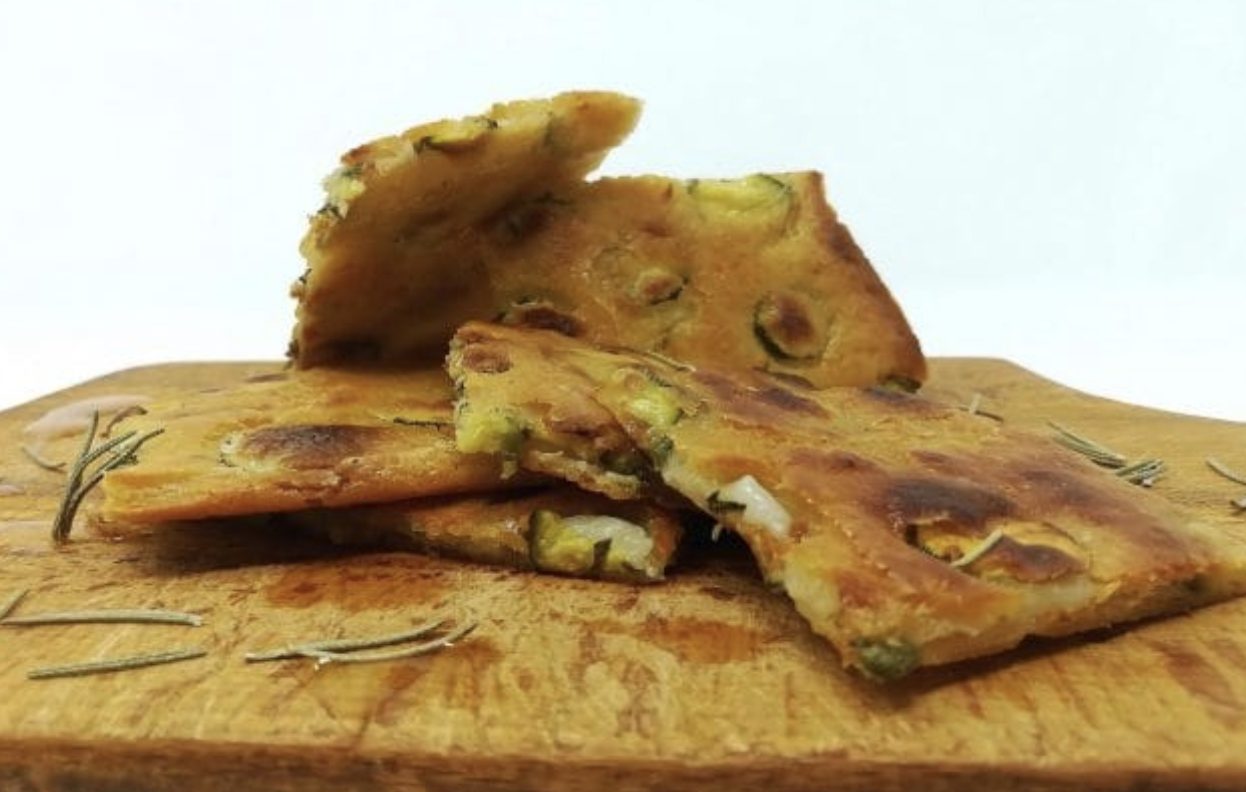 Zucchini flatbread the simple and quick recipe