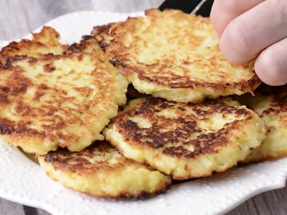 Cabbage pancakes you'll only need two main ingredients!