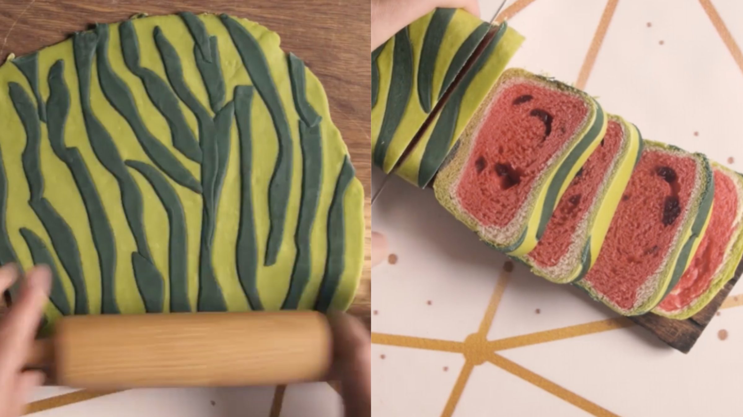 Watermelon bread here's how to make it moist and fluffy!