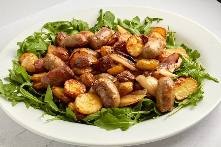 Sausage and Potato Roast a delicious meal in one dish