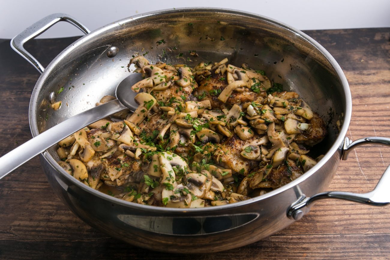 Garlic Mushroom Chicken: a very delicious side dish