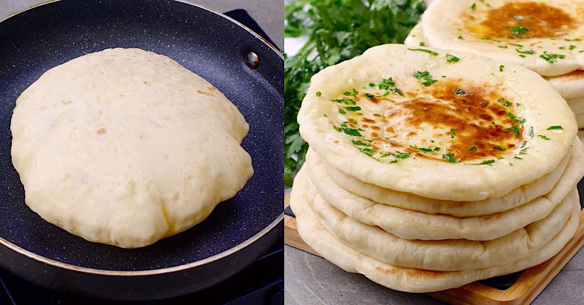 Batbout (Moroccan Pita Bread)