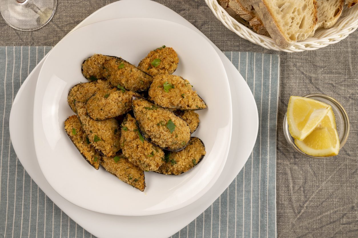 Mussels Au Gratin Recipe