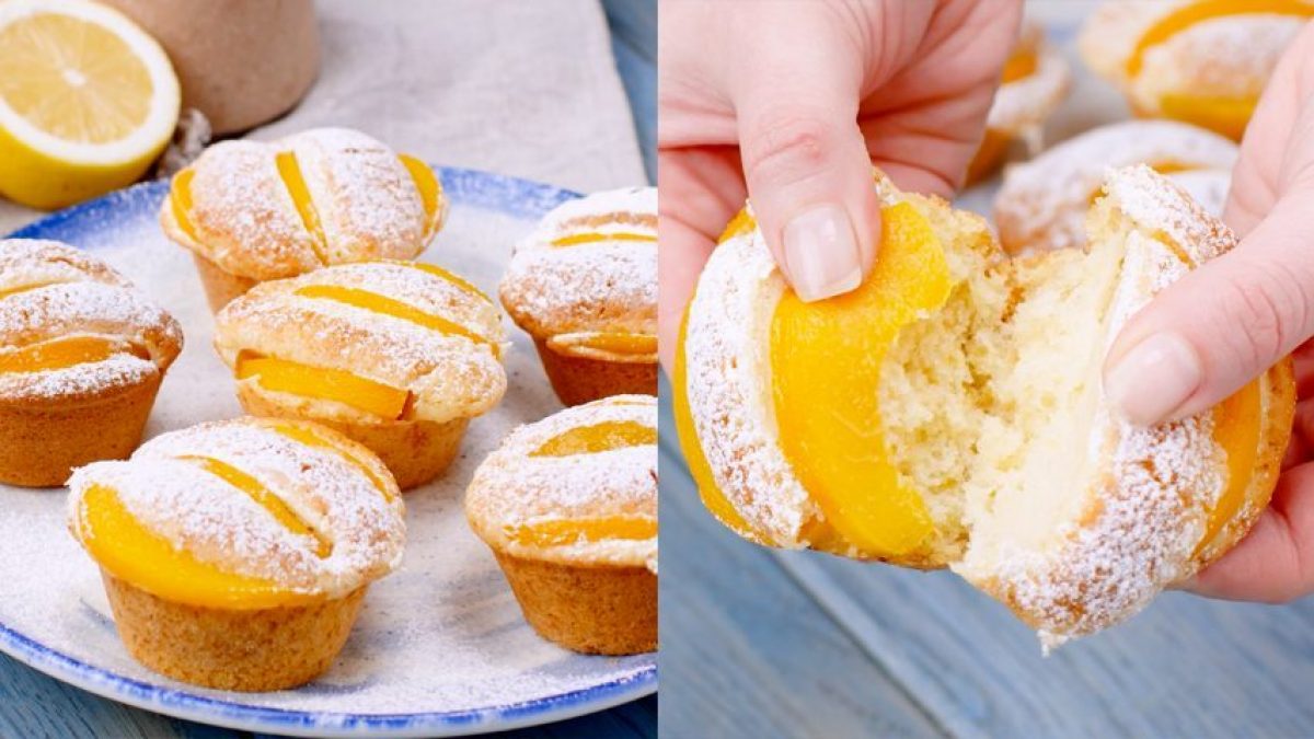Peach Muffins: the effortless recipe for fluffy peach muffins-image