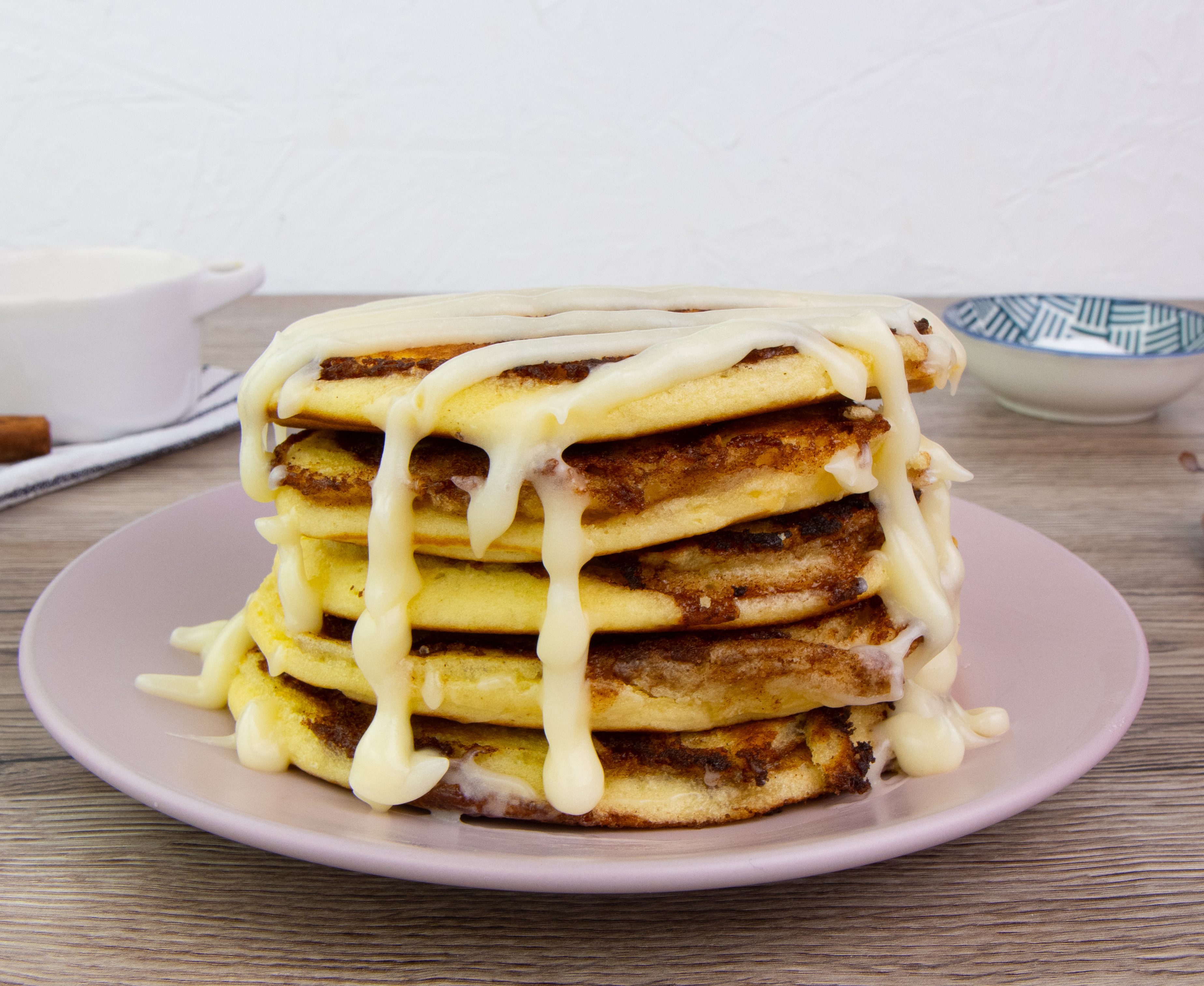 Cinnamon Roll Pancake Recipe