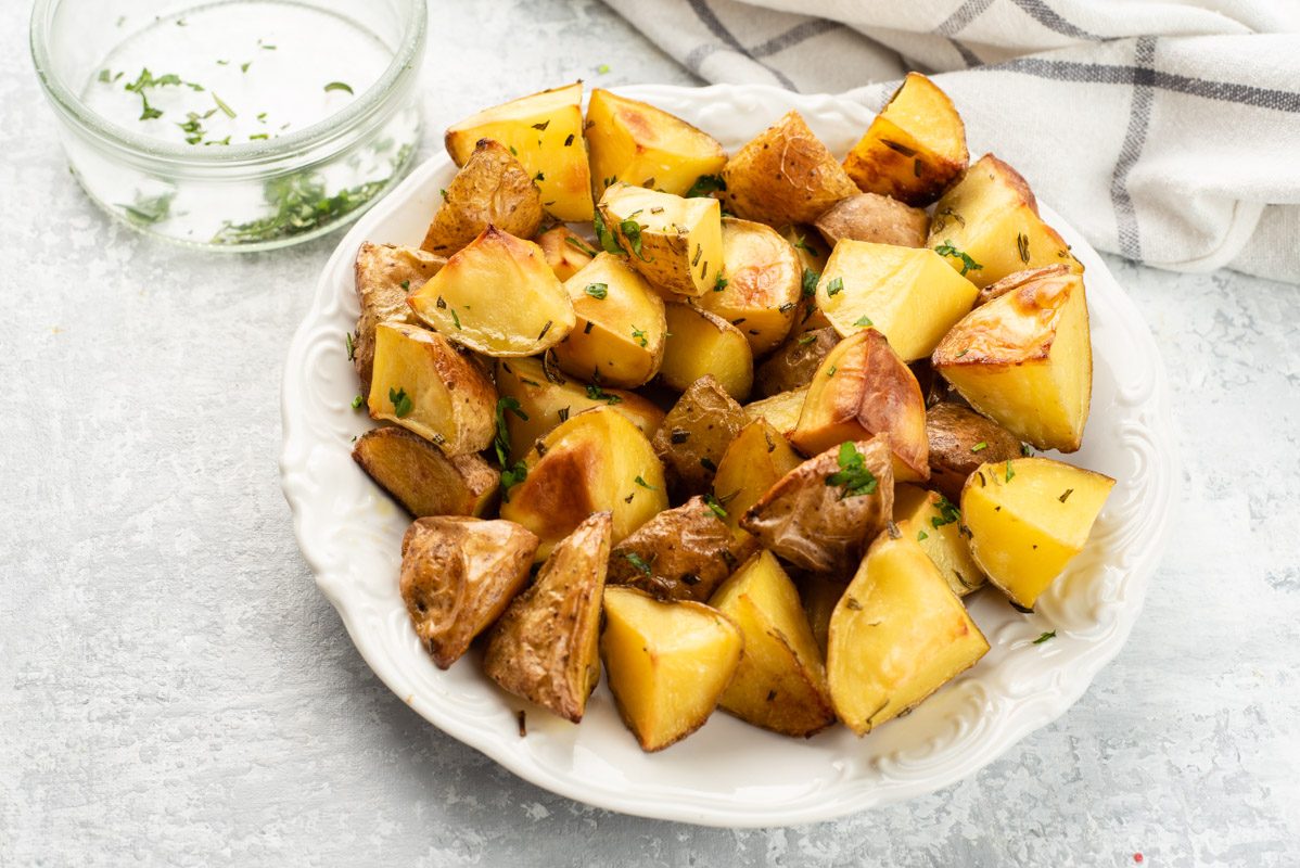Roasted Potatoes the bestever recipe for the perfect ovenroasted spuds