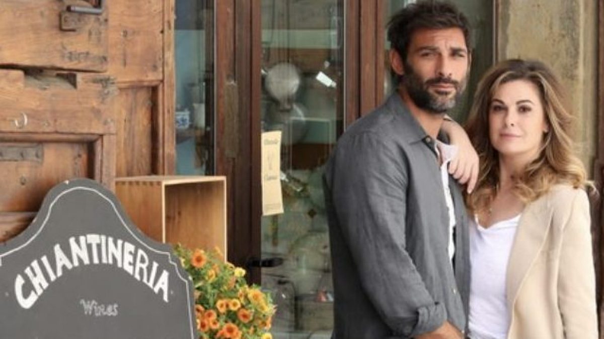 Francesco Arca e Vanessa Incontrada sul set di Fosca Innocenti