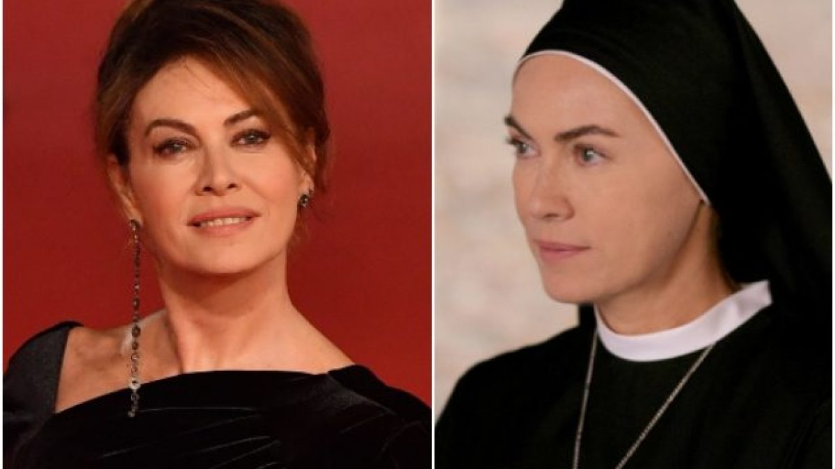 Elena Sofia Ricci e Suor Angela, il personaggio che interpreta nella serie Che Dio ci aiuti
