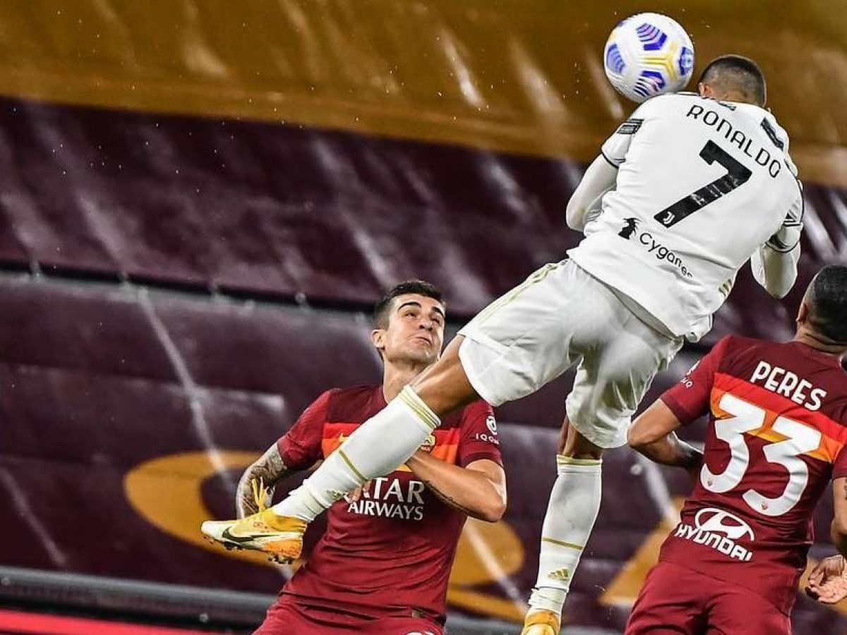 Cristiano Ronaldo Gol A 2 28 Metri D Altezza Contro La Roma Elevazione Monstre
