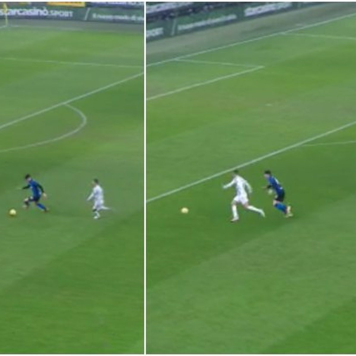 Il clamoroso errore di Handanovic e Bastoni sul gol di Cristiano Ronaldo in Inter-Juve