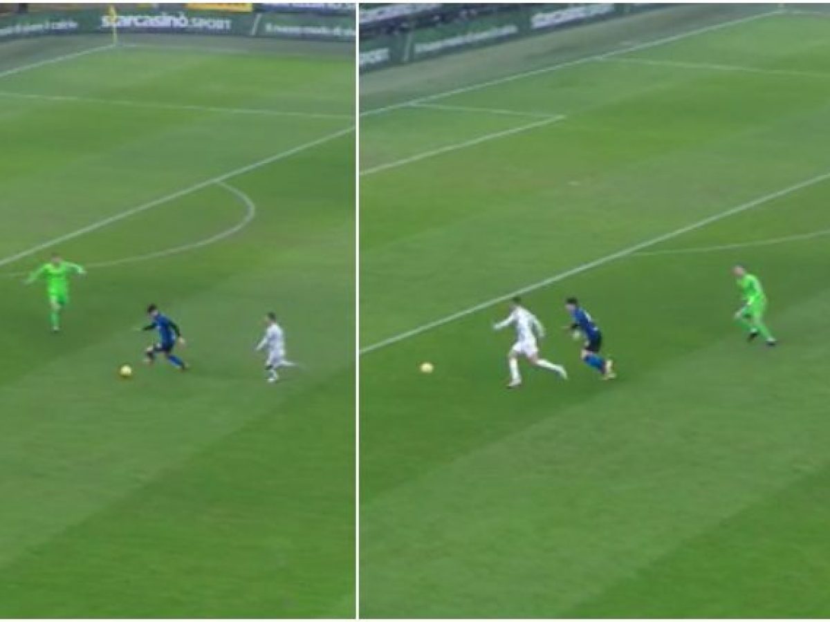 Il clamoroso errore di Handanovic e Bastoni sul gol di ...