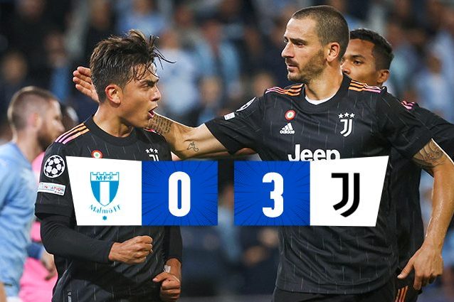 La Juve torna a fare la Juve in Champions: 0-3 facile sul Malmoe La Juve torna a fare la Juve in Champions: 0-3 facile sul Malmoe