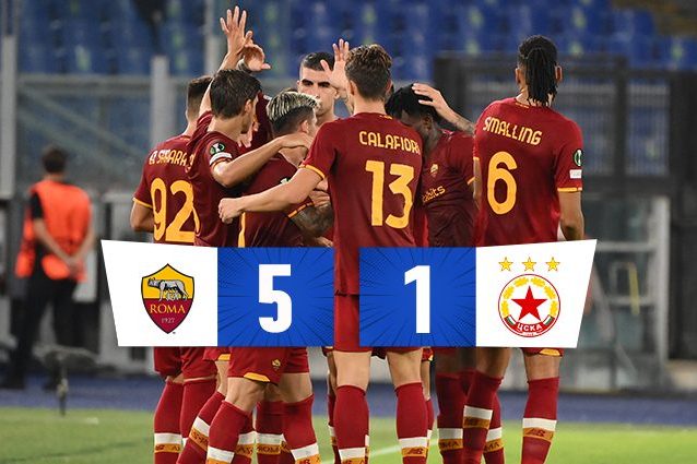 É Roma show col 5-1 al CSKA Sofia: Pellegrini ne fa due, anche Abraham a segno É Roma show col 5-1 al CSKA Sofia: Pellegrini ne fa due, anche Abraham a segno