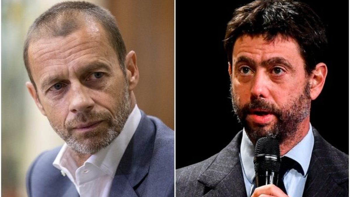 Il rapporto tra il presidente della Uefa, Ceferin, e della Juventus, Agnelli, logorato dalla vicenda Superlega.