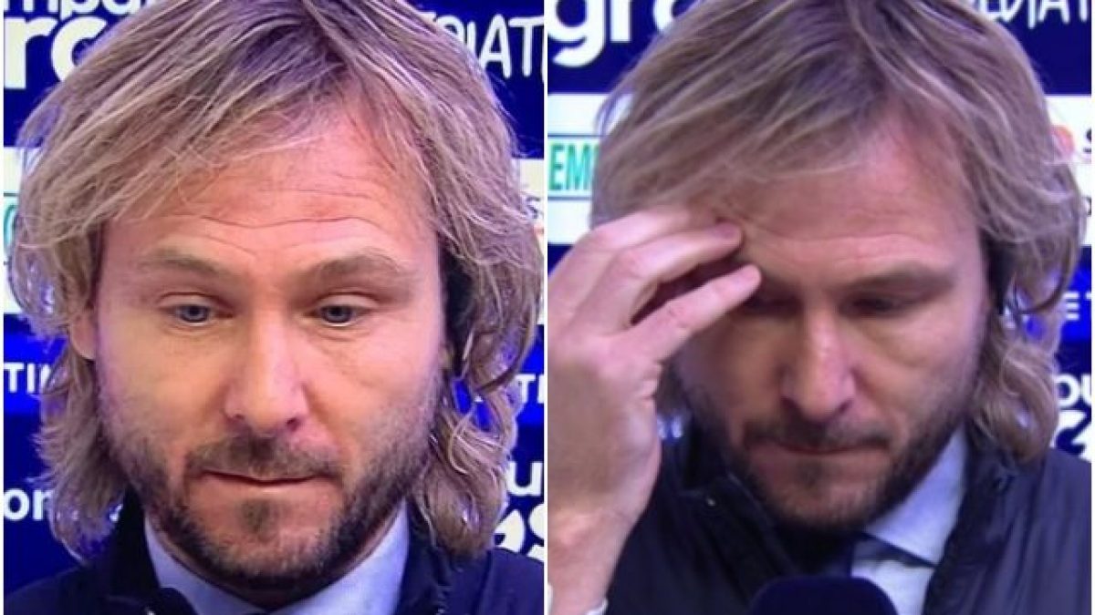 La commozione di Pavel Nedved in diretta tv mentre parla della guerra in Ucraina.