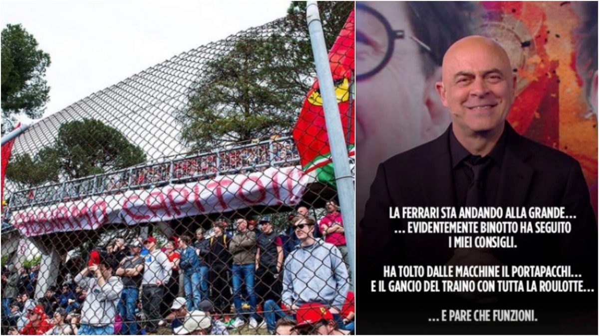 Il botta e risposta scherzoso tra la Scuderia Ferrari e Maurizio Crozza.