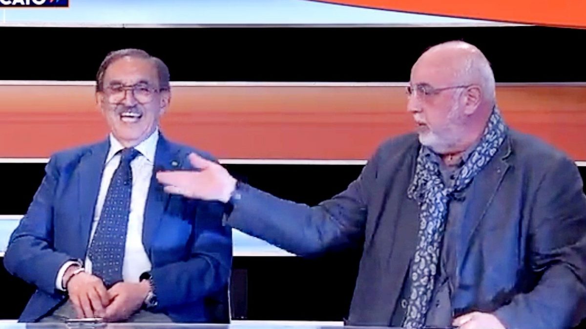 Il botta e risposta in diretta Tv tra Ignazio La Russa e il giornalista Luca Serafini.