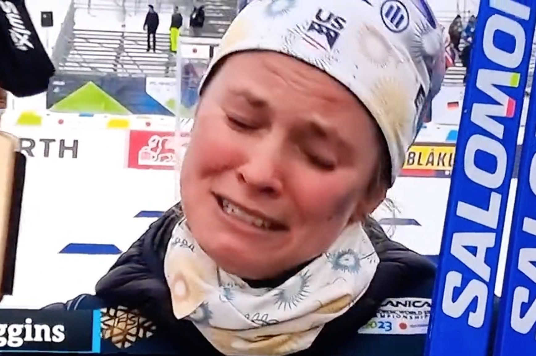 Diggins makes World Cup history but can’t stop crying: I want my husband here